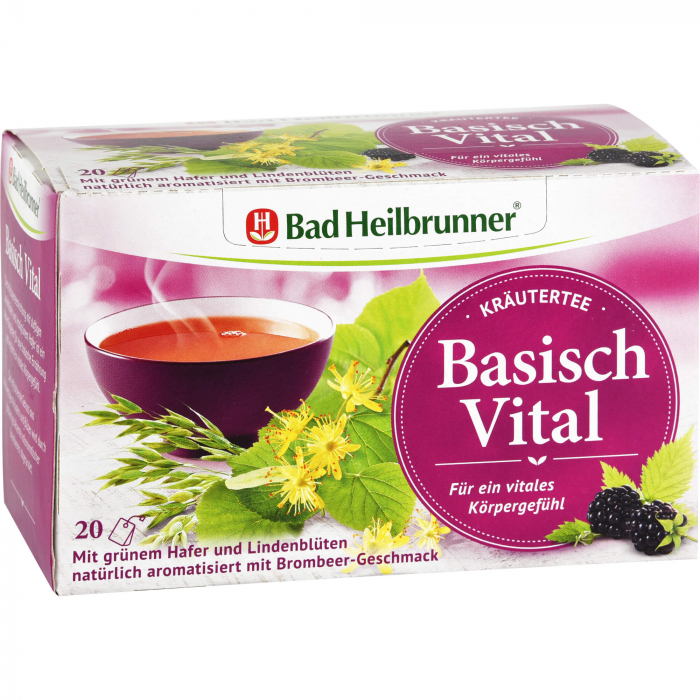 BAD HEILBRUNNER Kräutertee Basisch Vital Fbtl. 20X2.0 g