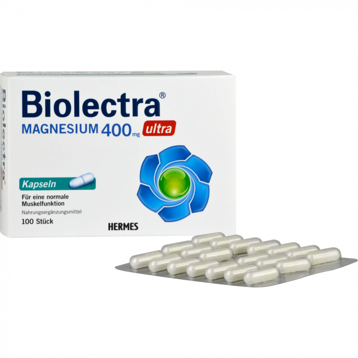 BIOLECTRA Magnesium 400 mg ultra Kapseln 100 St
