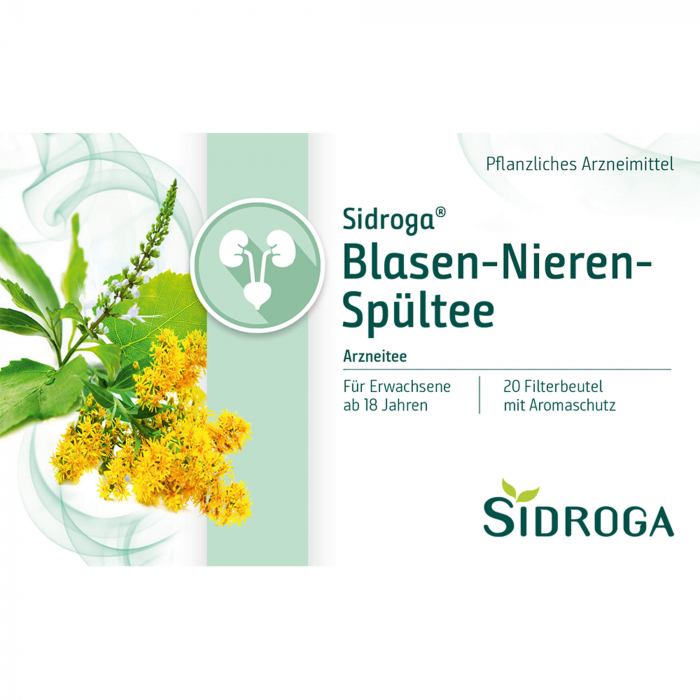 SIDROGA Blasen-Nieren-Spültee Filterbeutel 20X2.0 g