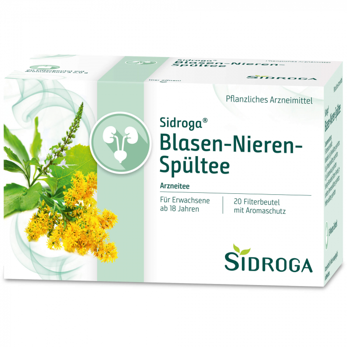 SIDROGA Blasen-Nieren-Spültee Filterbeutel 20X2.0 g