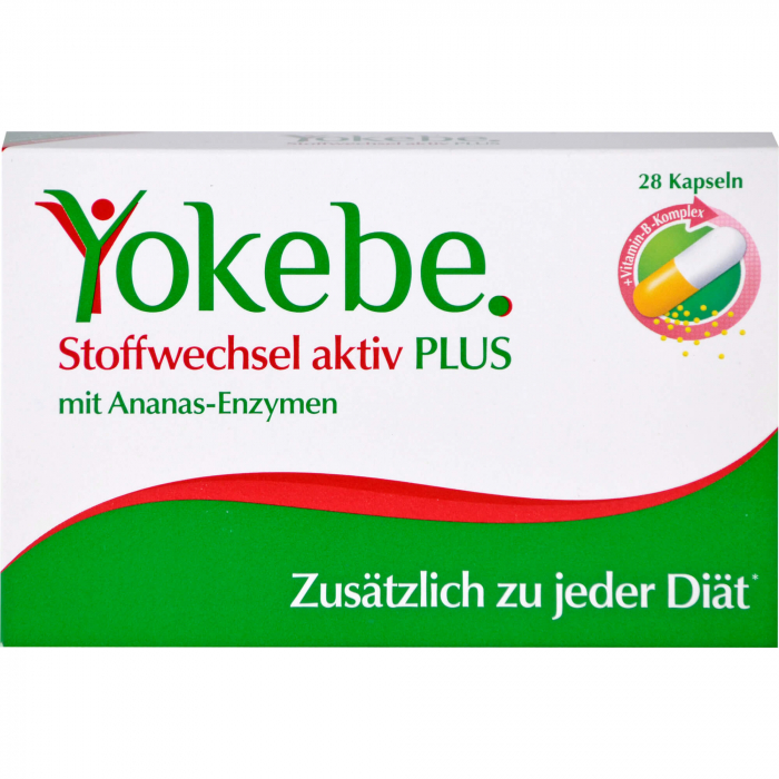 YOKEBE Plus Stoffwechsel aktiv Kapseln 28 St