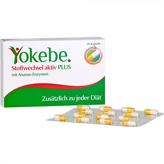 YOKEBE Plus Stoffwechsel aktiv Kapseln 28 St