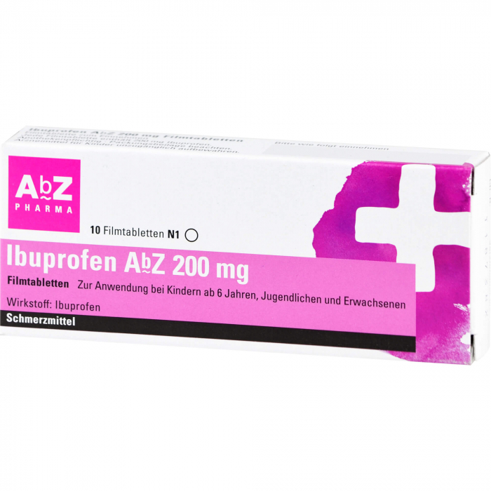 IBUPROFEN AbZ 200 mg Filmtabletten 10 St