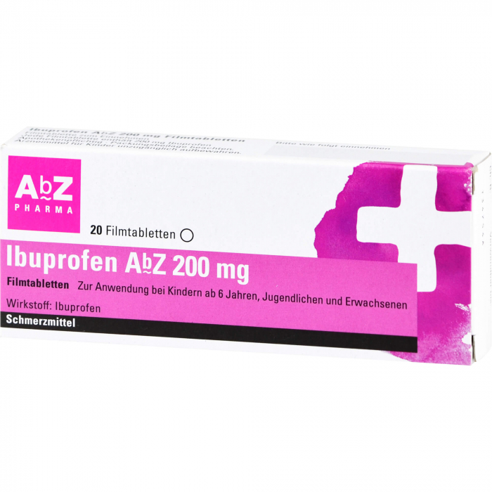 IBUPROFEN AbZ 200 mg Filmtabletten 20 St