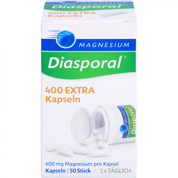 MAGNESIUM DIASPORAL 400 Extra Kapseln 50 St