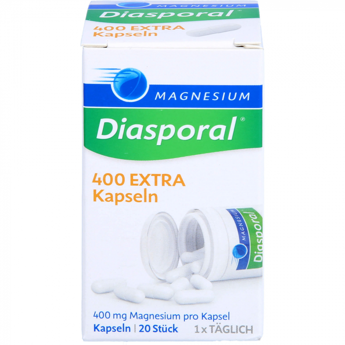 MAGNESIUM DIASPORAL 400 Extra Kapseln 20 St