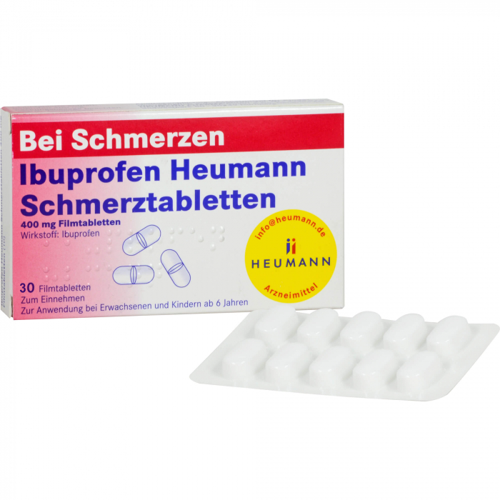 IBUPROFEN Heumann Schmerztabletten 400 mg 30 St