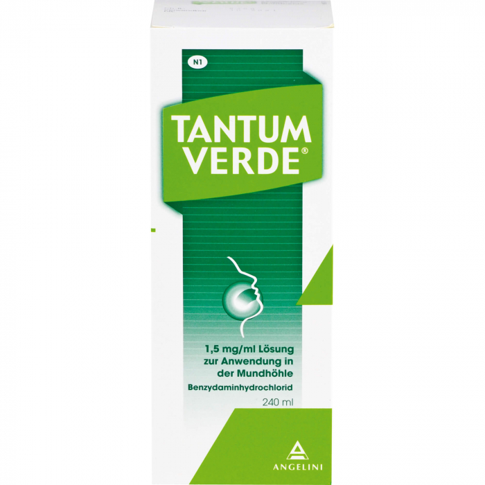 TANTUM VERDE 1,5 mg/ml Lösung z.Anw.i.d.Mundhöhle 240 ml