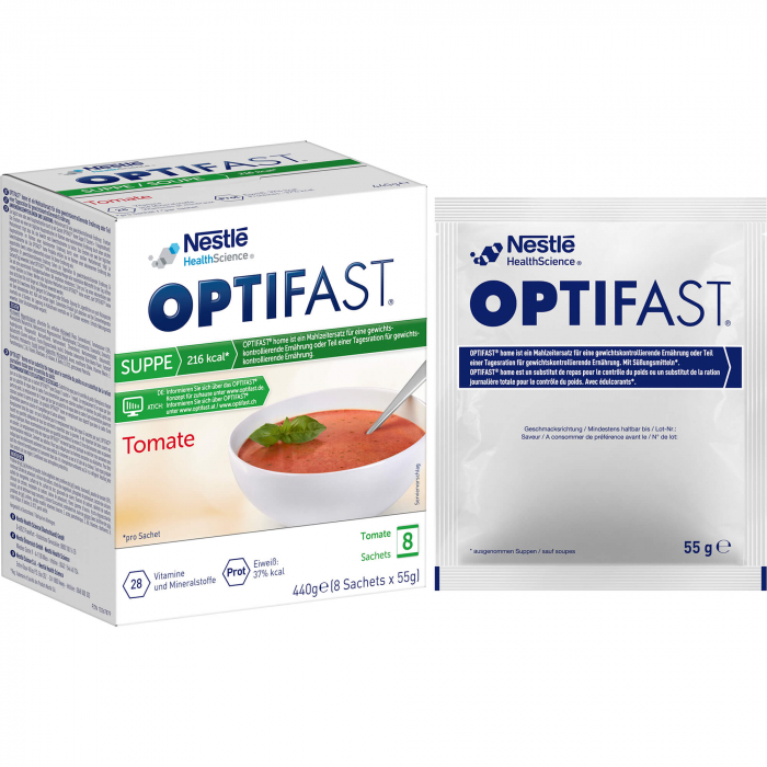 OPTIFAST home Suppe Tomate Pulver 8X55 g
