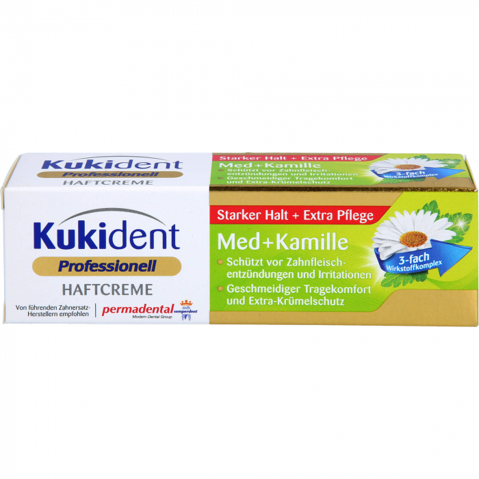 KUKIDENT Haftcreme Med+Kamille 40 g