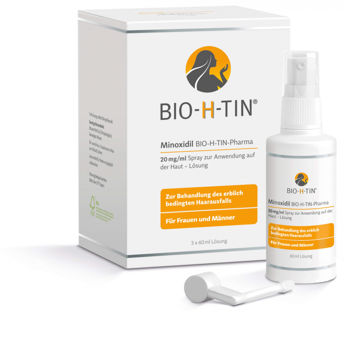 MINOXIDIL BIO-H-TIN Pharma 20 mg/ml Spray Lsg. 3X60 ml