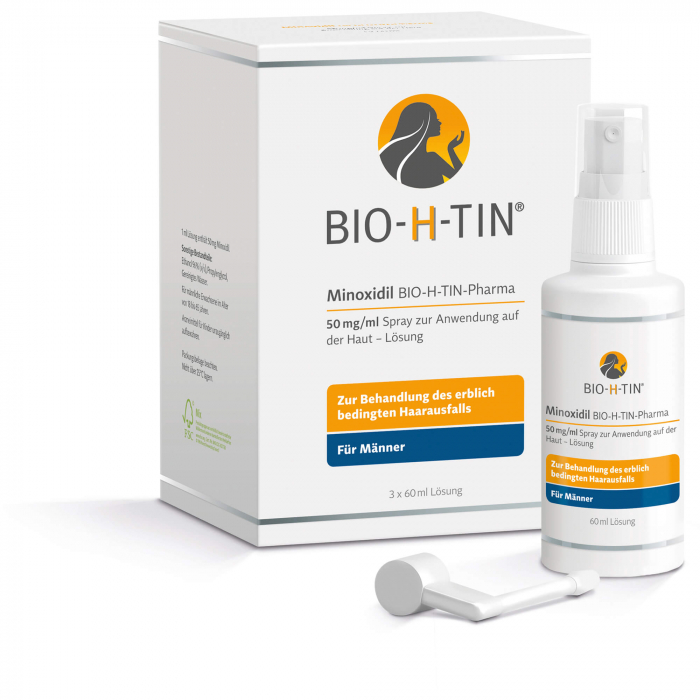 MINOXIDIL BIO-H-TIN Pharma 50 mg/ml Spray Lsg. 3X60 ml