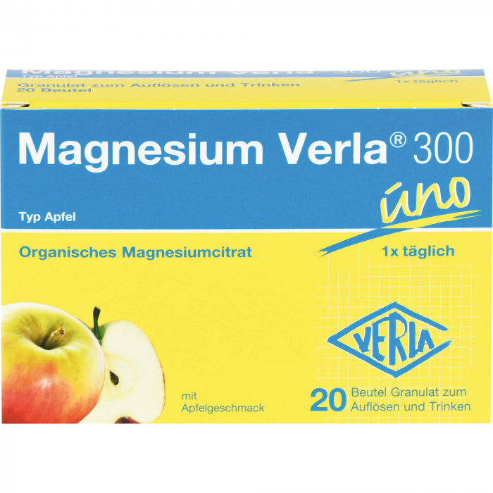 MAGNESIUM VERLA 300 Apfel Granulat 20 St