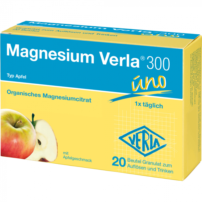 MAGNESIUM VERLA 300 Apfel Granulat 20 St