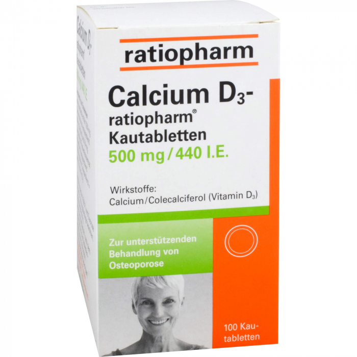 CALCIUM D3-ratiopharm Kautabletten 100 St