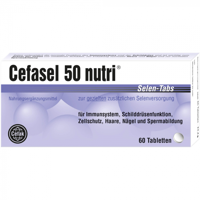 CEFASEL 50 nutri Selen-Tabs 60 St