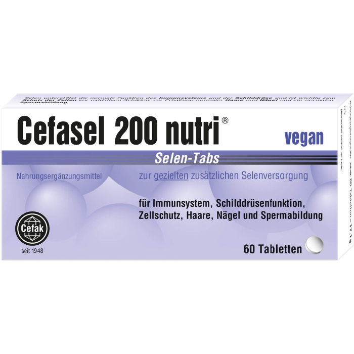 CEFASEL 200 nutri Selen-Tabs 60 St