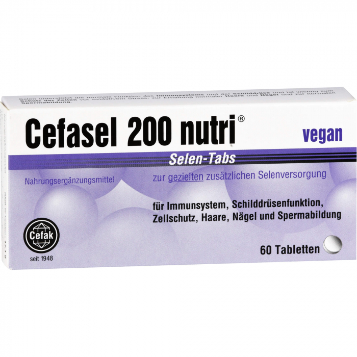 CEFASEL 200 nutri Selen-Tabs 60 St