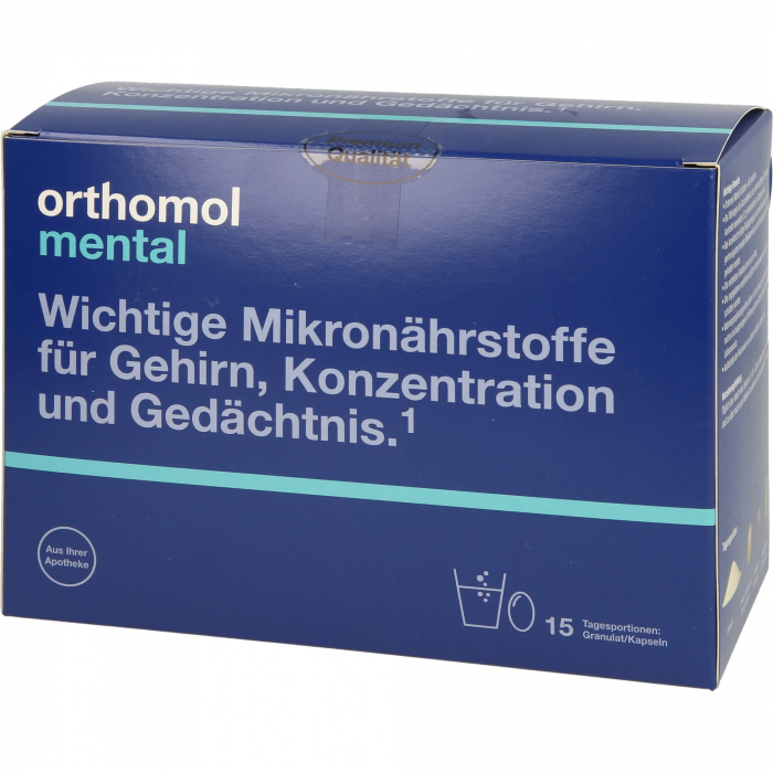 ORTHOMOL mental Granulat/Kapseln 15 Tage Kombip. 1 P