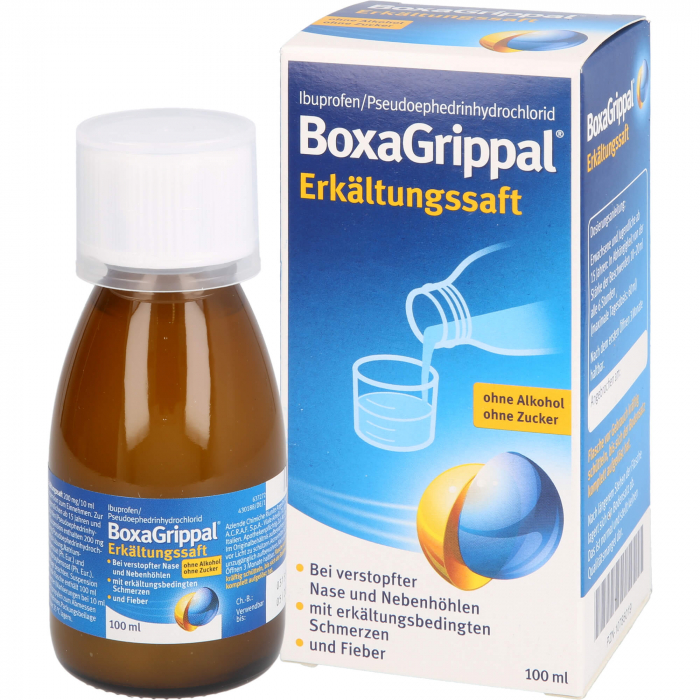 BOXAGRIPPAL Erkältungssaft 100 ml