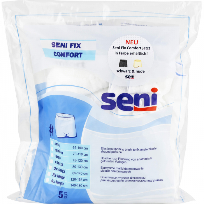 SENI Fix Comfort Fixierhosen Gr.XXXL 5 St