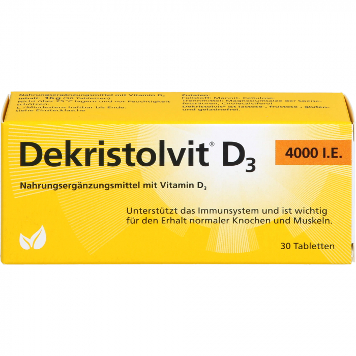 DEKRISTOLVIT D3 4000 I.E. Tabletten 30 St