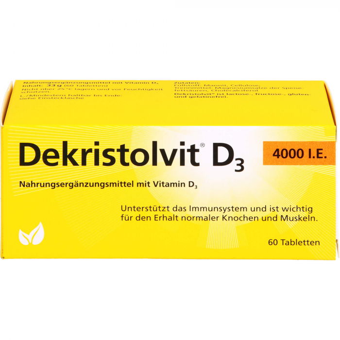 DEKRISTOLVIT D3 4.000 I.E. Tabletten 60 St