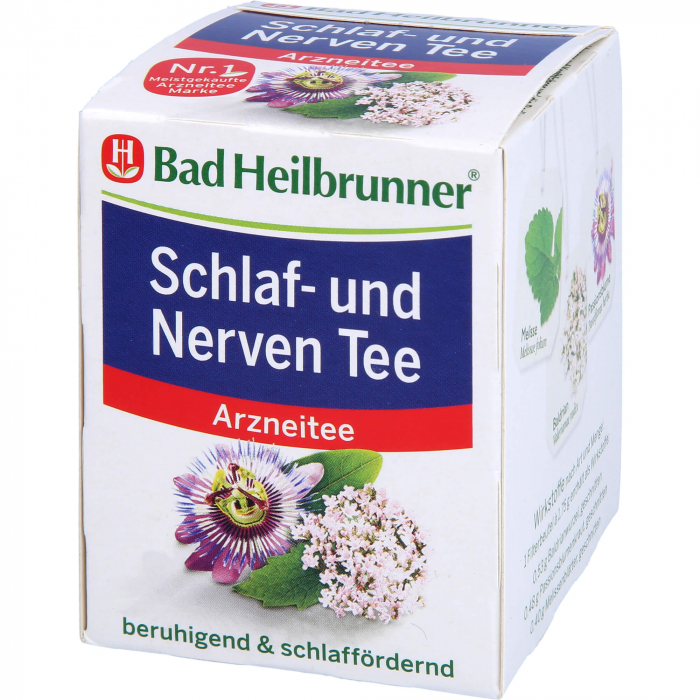 BAD HEILBRUNNER Schlaf- und Nerven Tee Filterbeut. 8X1.75 g