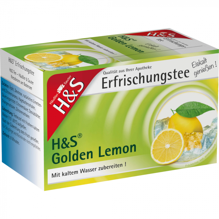 H&S Golden Lemon Filterbeutel 20X2.8 g