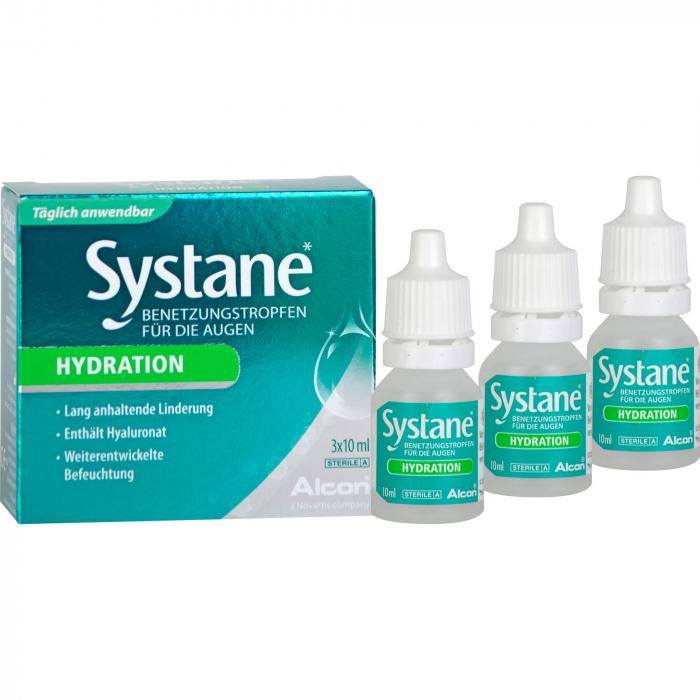 SYSTANE HYDRATION Benetzungstropfen für die Augen 3X10 ml