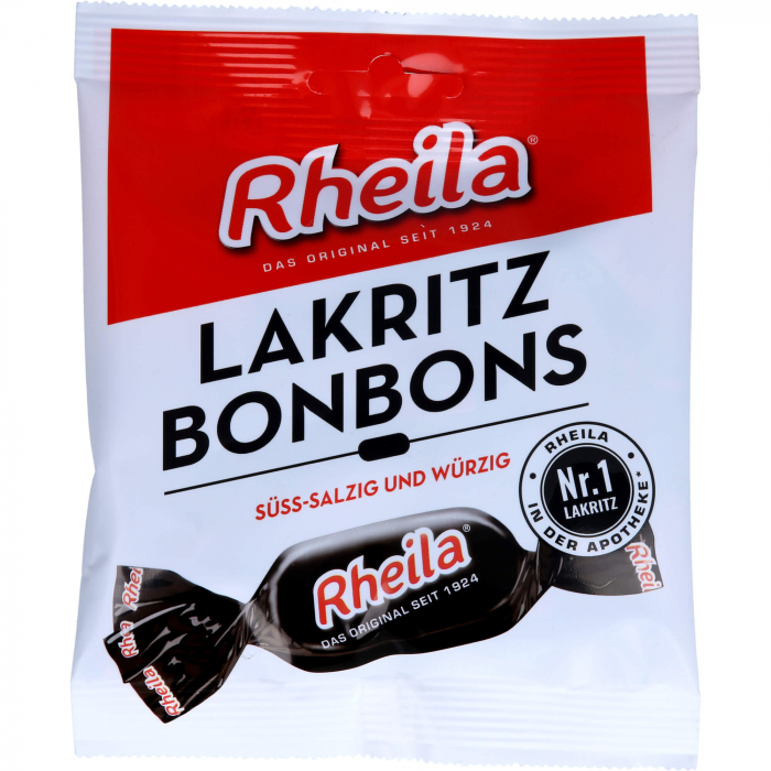 RHEILA Lakritz Bonbons mit Zucker 50 g