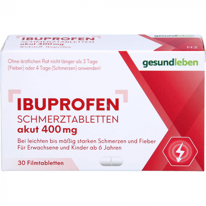 IBUPROFEN Schmerztabletten 400 mg Filmtabletten 30 St