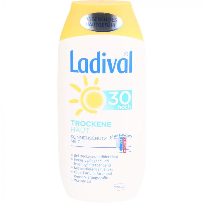 LADIVAL trockene Haut Milch LSF 30 200 ml
