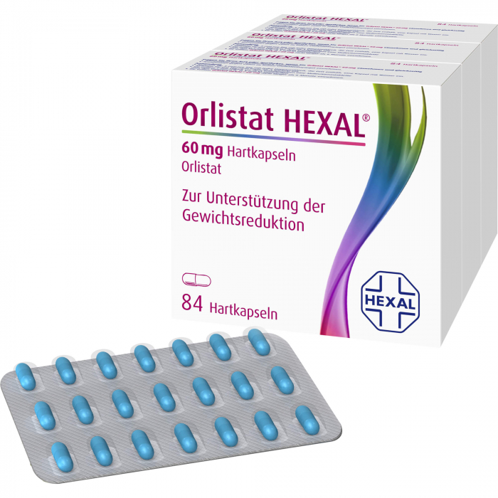 ORLISTAT HEXAL 60 mg Hartkapseln 3X84 St