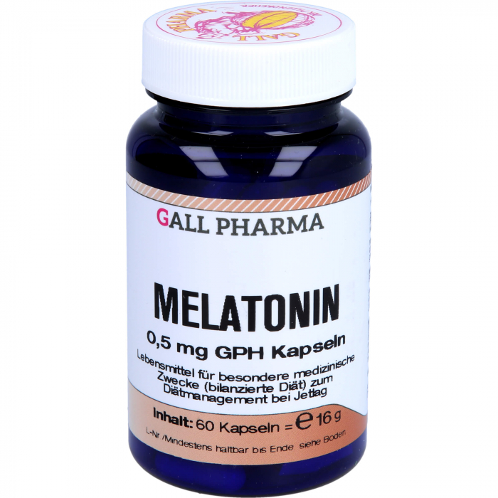 MELATONIN 0,5 mg GPH Kapseln 60 St