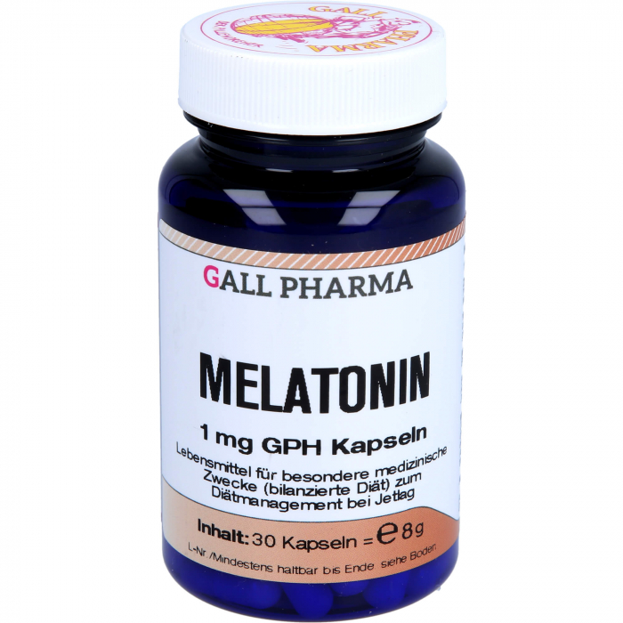 MELATONIN 1 mg GPH Kapseln 30 St