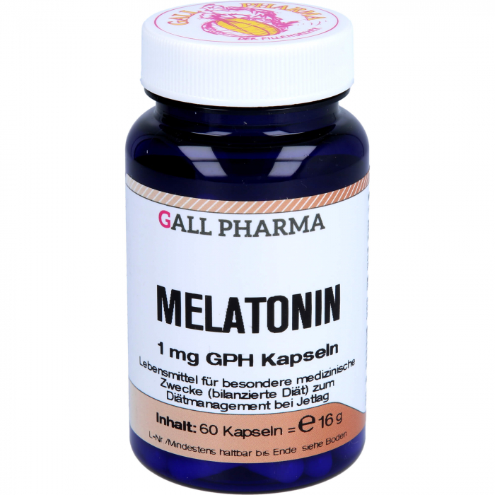 MELATONIN 1 mg GPH Kapseln 60 St