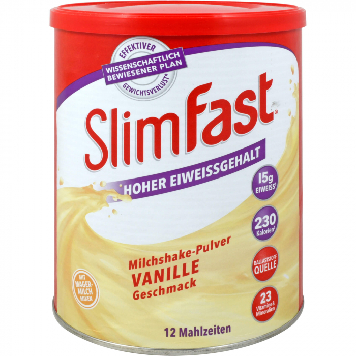 SLIM FAST Pulver Vanille 438 g