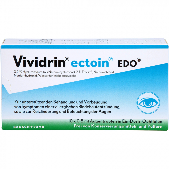 VIVIDRIN ectoin EDO Augentropfen 10X0.5 ml