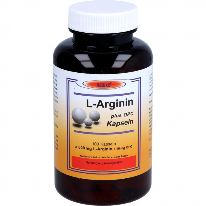 L-ARGININ+OPC 600 mg Kapseln 100 St