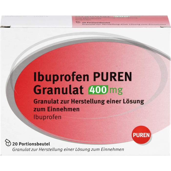 IBUPROFEN PUREN Granulat 400 mg z.Her.e.Lsg.z.Ein. 20 St