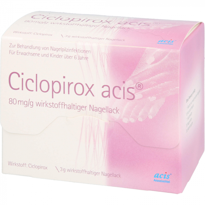 CICLOPIROX acis 80 mg/g wirkstoffhalt.Nagellack 3 g
