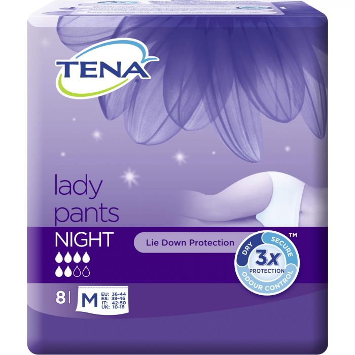 TENA LADY Pants Night M 8 St