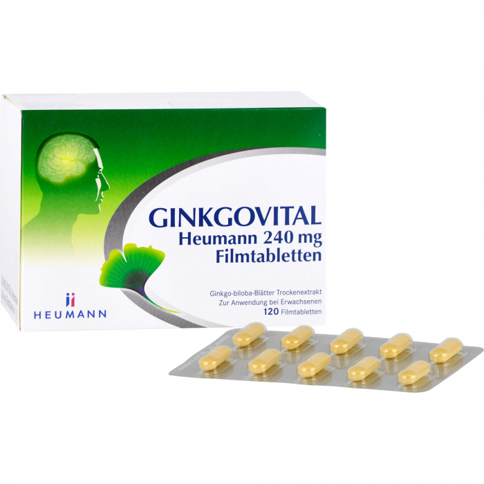 GINKGOVITAL Heumann 240 mg Filmtabletten 120 St