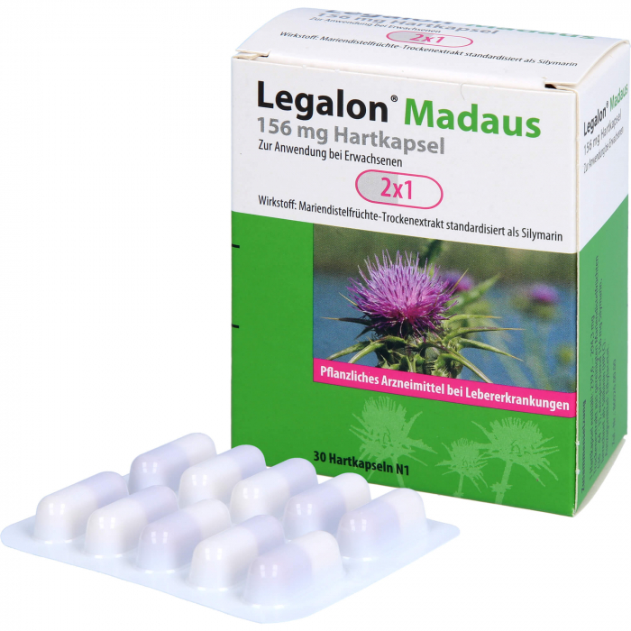 LEGALON Madaus 156 mg Hartkapseln 30 St
