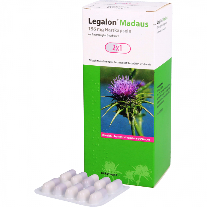 LEGALON Madaus 156 mg Hartkapseln 120 St