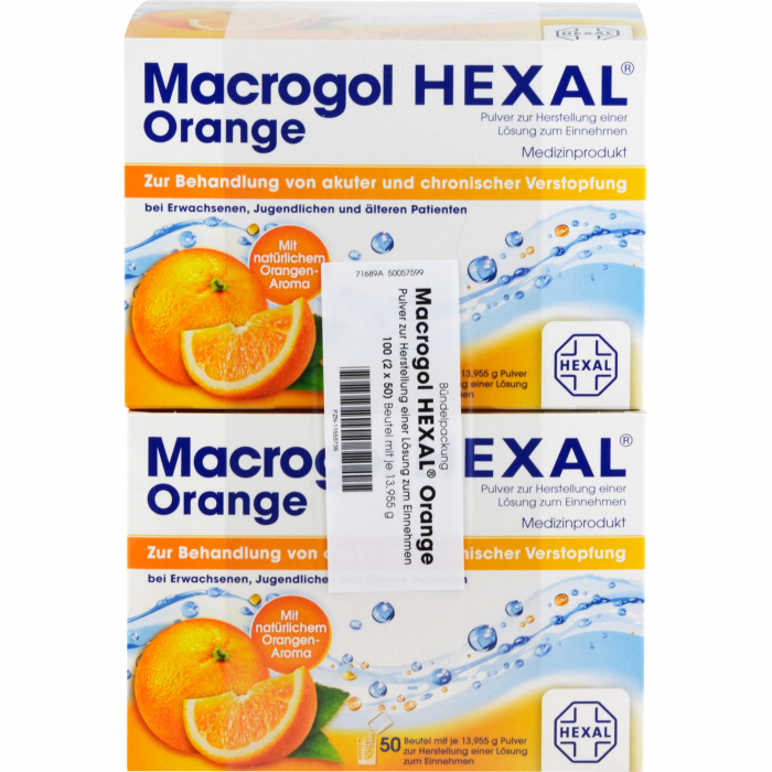 MACROGOL HEXAL Orange Plv.z.Her.e.Lsg.z.Einn.Btl. 100 St