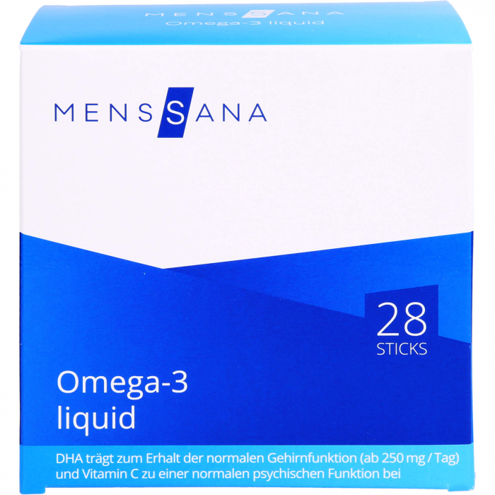 OMEGA-3 LIQUID MensSana Sticks 28 St