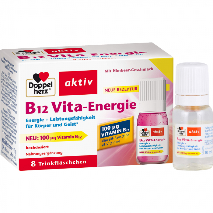 DOPPELHERZ B12 Vita-Energie Trinkampullen 8 St