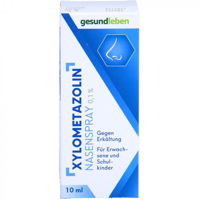XYLOMETAZOLIN 0,1% Nasenspray gesundleben 10 ml